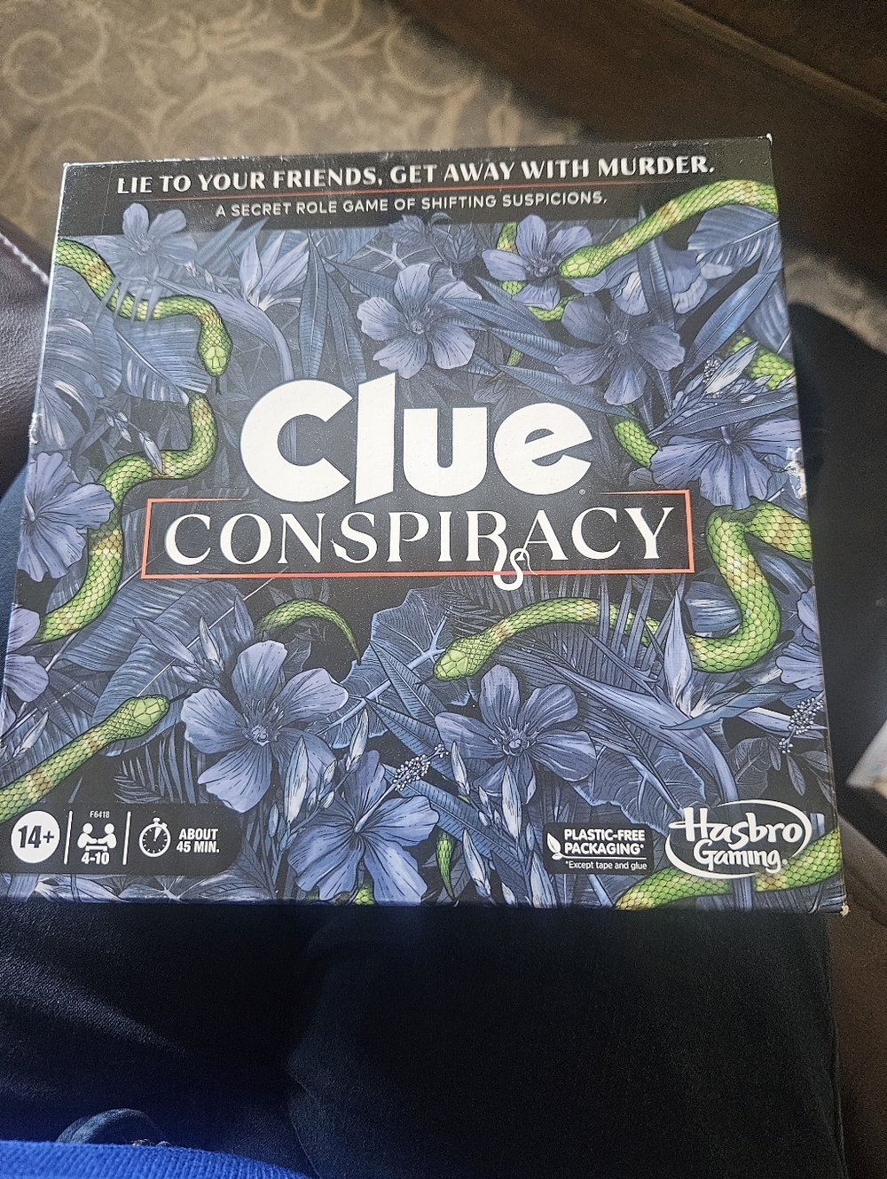 Clue: Conspiracy Board Game by Hasbro - Blue & Green Box